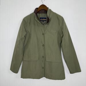 Jack Murphy Jacket Womens US 8 Green Quilted Chore Equestrian Riding Coat